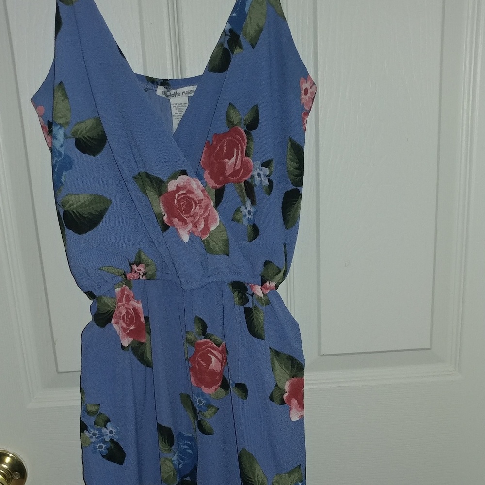 Charlotte Russe floral xs jumpsuit